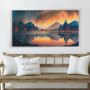 Serene Reflections at Dusk