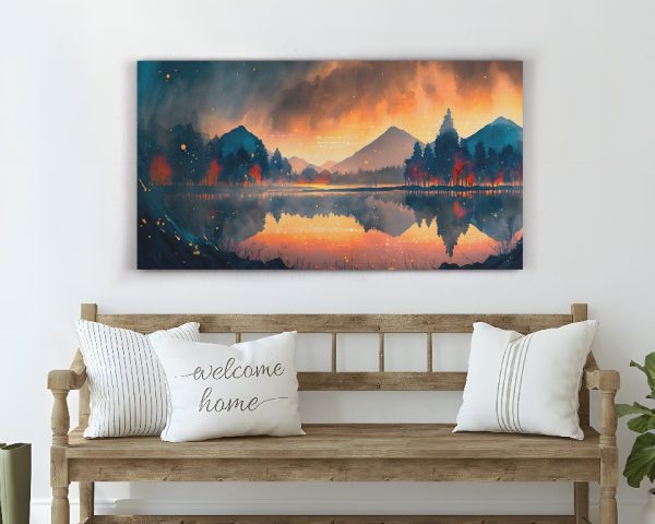 Serene Reflections at Dusk